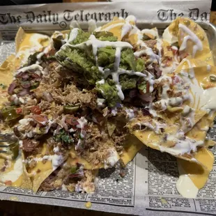 Chicken nachos