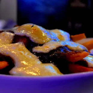 The Poutine. Not authentic, but still pretty good!