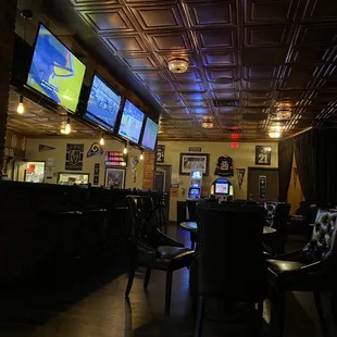 Our view from our booth