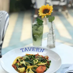 Join us for lunch on the patio for delicious bites and drinks.