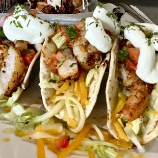 Mayfield Taco Trio (of shrimp)