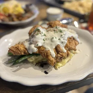 Chicken fried chicken with homemade gravy