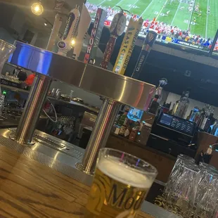 Bar, pool, games, with great food and a fun time!