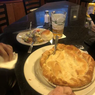 Pot pie. Huge.
