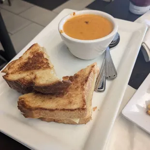 $20 grilled cheese and soup