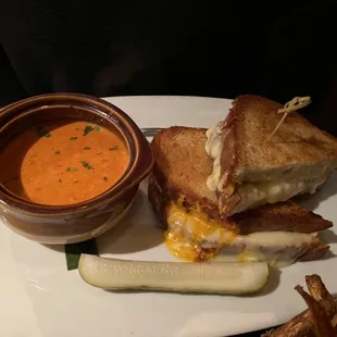 Grilled Cheese &amp; Tomato Soup