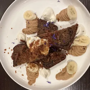 Banana bread dessert