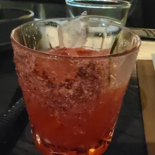 Raspberry ice something drink!
