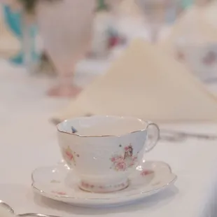 Whimsical tea cups