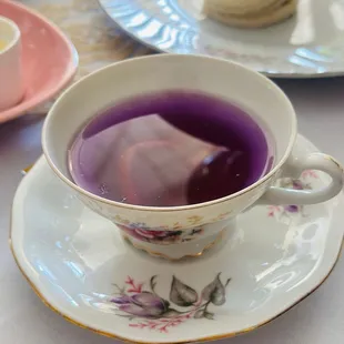 One of the fancy teas
