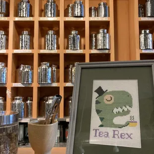 a picture of a tea rex