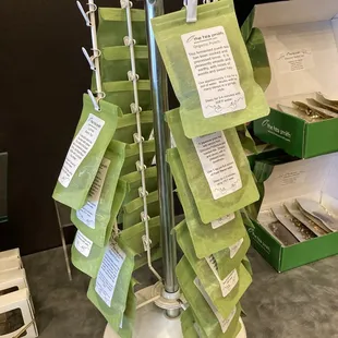 Tea samplers - great for trying new flavors or to give as little gifts!
