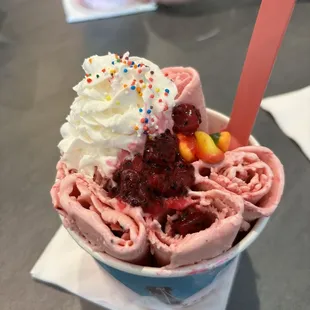 dessert, food