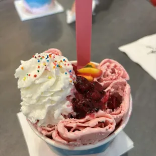 dessert, food