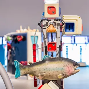 Build a robot and add accessories at our Social Robots exhibit.