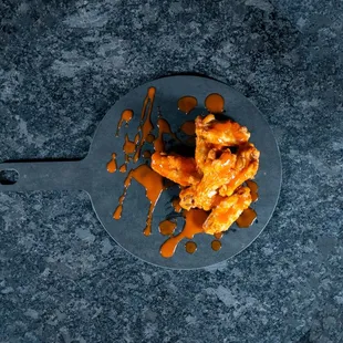 a plate of food on a table