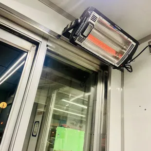 Heater for a little warmth while ordering