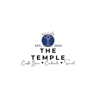 the logo for the temple