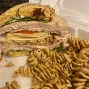 Turkey Apple Club Sandwich