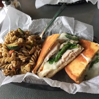 Grilled Turkey and Spinach Sandwich