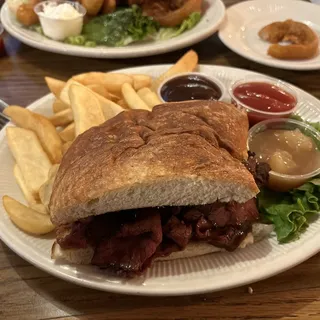 BBQ Style Roast Beef Sandwich