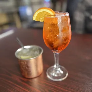 Tennessee mule and aperol spritz