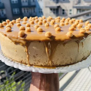 Dulce de leche cheesecake