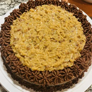 German chocolate cheesecake