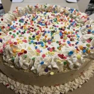 Birthday cake cheesecake