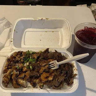 Large Chicken and Beef Bowl