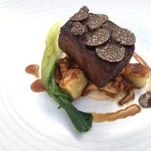 Rib eye Anerican Kobe and French Truffles