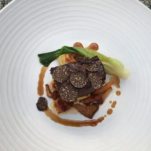 Rib eye Anerican Kobe and French Truffles