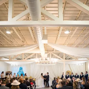 Inside ceremony site