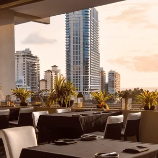 Dining Room Sunset View