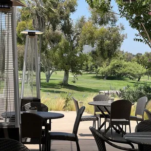 Outside dining