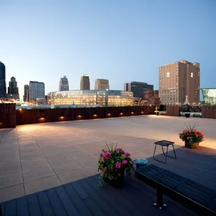 Check out the best roof deck in Downtown Kansas City!