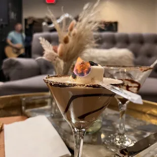 S'mores martini