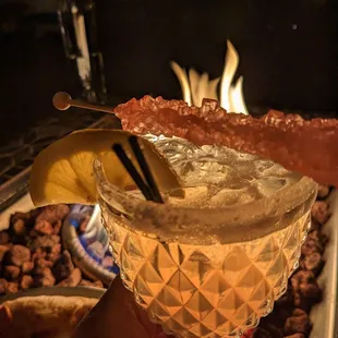 Pink Champagne drink