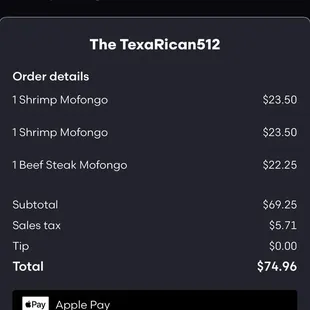 Ordered through Grubhub but never again. Noticed how much they up charge the cost of each plate.