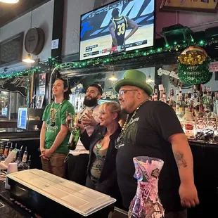 St. Patty's Day bartender lineup!
