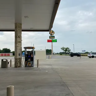 Competitive gas prices! Clean restrooms!