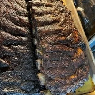 Delicious Brown Sugar &amp; Honey Glazed Smoked Spareribs