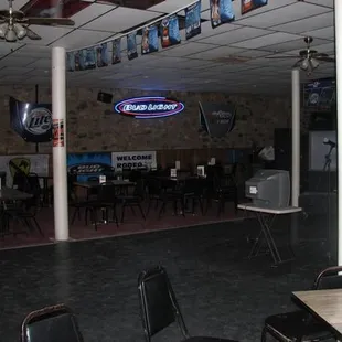 Part of the dance floor