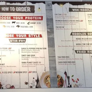 Wall Menu, 03.15.2019.