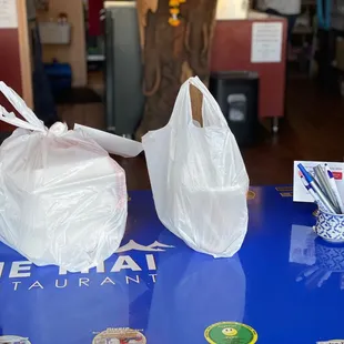 Great takeout set up