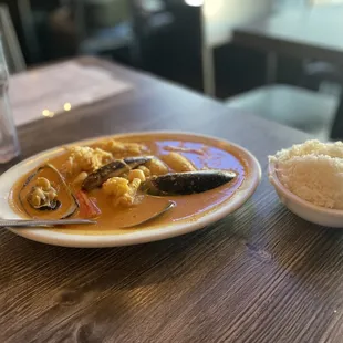 Seafood curry