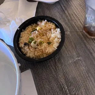 Unfinished soup ..