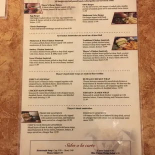 Lunch Menu