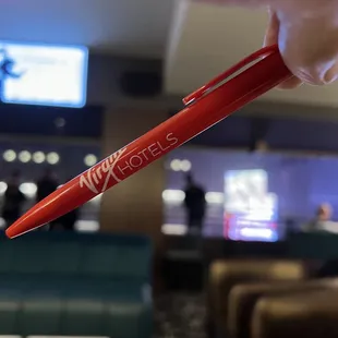 I even got a new pen...to sign my credit card receipt.