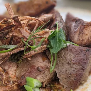 8oz Steak with chimi churrie